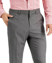 Perry Ellis Mens Slim fit Dress Pants 33 / 32 Mid Grey Solid Stretch