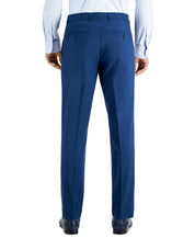 Perry Ellis Mens Slim fit Dress Pants 36 / 30 Navy Blue Solid Stretch