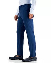 Perry Ellis Mens Slim fit Dress Pants 36 / 32 Navy Blue Solid Stretch