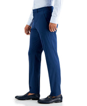 Perry Ellis Mens Slim fit Dress Pants 30 / 30 Navy Blue Solid