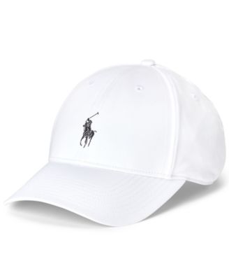 Polo Ralph Lauren Mens White Twill Ball Cap Baseball Hat adjustable