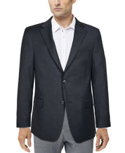 Tommy Hilfiger Mens Modern fit Suit Jacket Blazer 38 R Charcoal Grey Solid Stretch
