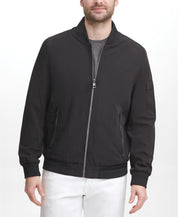 Calvin Klein Men's Full Zip Bomber Jacket Coat Black Medium