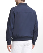 Calvin Klein Men's Full Zip Flight Bomber Jacket True Navy Blue Medium