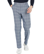 Tommy Hilfiger Men's Slim Fit Suit Dress Pants Flex Stretch Blue Plaid 34 x 32
