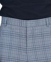 Tommy Hilfiger Men's Slim Fit Suit Dress Pants Flex Stretch Blue Plaid 34 x 32