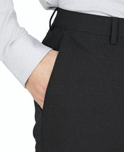 Bar Iii Mens Slim fit Wool Dress Pants 32 / 30 Black Solid