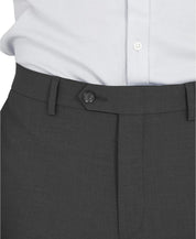 Bar Iii Mens Slim fit  Wool Dress Pants 38 / 30 Charcoal Gray Solid