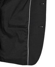Bar Iii Mens Slim fit Wool Suit Jacket Blazer 40 L Black Solid