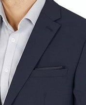 Bar Iii Mens Slim fit Wool Suit Jacket Blazer 36 S Navy Blue