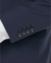 Bar Iii Mens Slim fit Wool Suit Jacket Blazer 38 S Navy Blue
