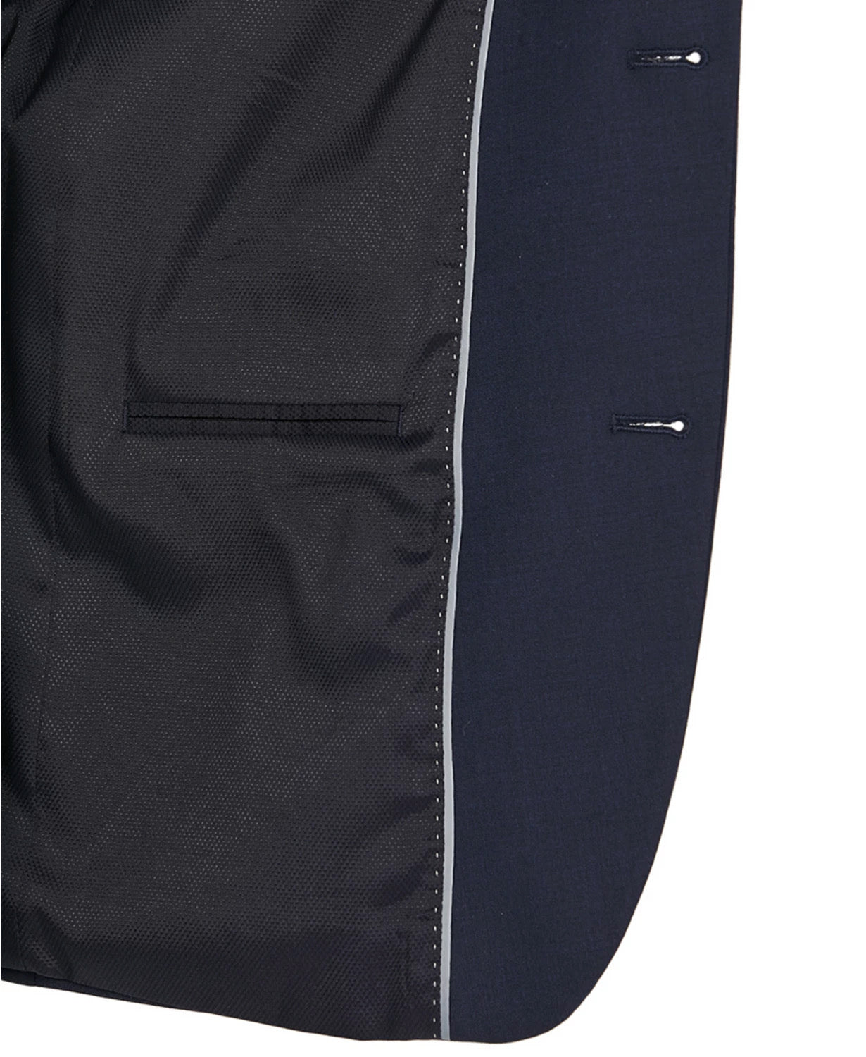 Bar Iii Mens Slim fit Wool Suit Jacket Blazer 44 R Navy Blue