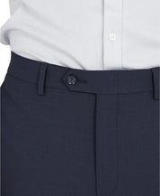 Bar Iii Mens Slim fit Wool Dress Pants 36 / 30 Navy  Blue Solid