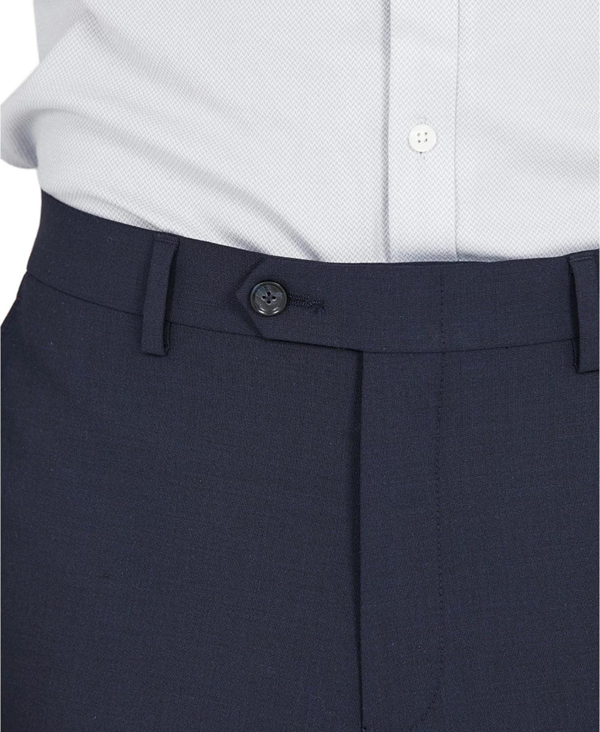 Bar Iii Mens Slim fit Wool Dress Pants 34 / 34 Navy  Blue Solid
