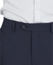 Bar Iii Mens Slim fit Wool Dress Pants 32 / 32 Navy  Blue Solid