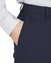 Bar Iii Mens Slim fit Wool Dress Pants 32 / 32 Navy  Blue Solid