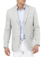 Tommy Hilfiger Mens Modern fit Sport Coat Blazer 42 L Grey Solid