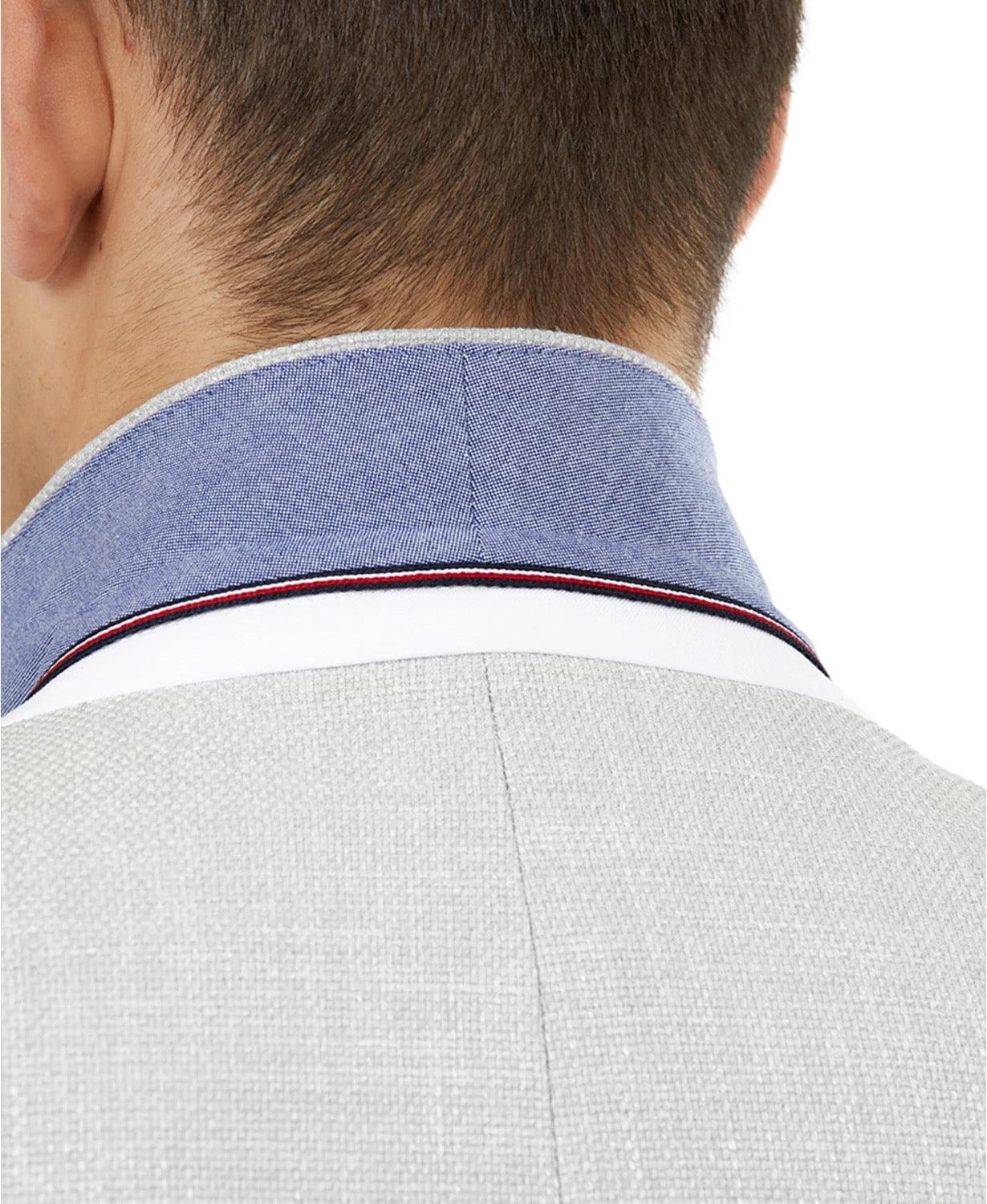 Tommy Hilfiger Men's Conrad Slim Fit Blazer 42L Sport Coat Grey Blazer