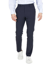 Bar Iii Mens Skinny fit Dress Pants 34 / 32 Navy Blue Solid Stretch
