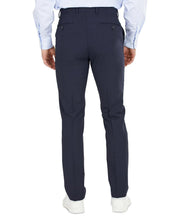 Bar Iii Mens Skinny fit Dress Pants 34 / 30 Navy Blue Solid Wool