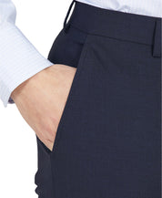 Bar Iii Mens Skinny fit Wool Dress Pants 32 / 32 Blue Solid