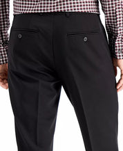Perry Ellis Mens Modern fit Dress Pants 32 / 30 Black Solid Stretch