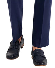 Perry Ellis Portfolio Mens Modern fit Dress Pants 30 / 30 Steel Blue Plaid