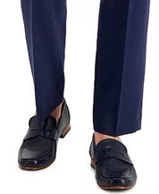 Perry Ellis Mens Modern fit Dress Pants 40 / 30 Navy Blue Solid Stretch