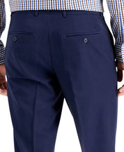Perry Ellis Portfolio Mens Modern fit Dress Pants 42 / 30 Navy  Blue Solid