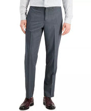 Perry Ellis Mens Modern fit Dress Pants 33 / 30 Gray Solid