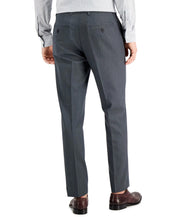Perry Ellis Portfolio Mens Modern fit Dress Pants 34 / 29 Smoked Pearl Gray Solid