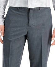 Perry Ellis Portfolio Mens Modern fit Dress Pants 34 / 32 Smoked Pearl Gray