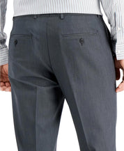 Perry Ellis Mens Modern fit Dress Pants 33 / 30 Gray Solid