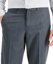 Perry Ellis Mens Modern fit Dress Pants 33 / 30 Gray Solid