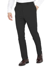 Dkny Mens Modern fit Dress Pants 32 / 34 Black Solid Stretch