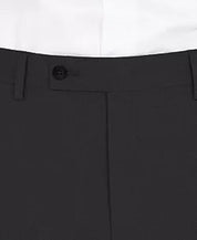Dkny Mens Modern fit Dress Pants 36 / 30 Black Solid Stretch