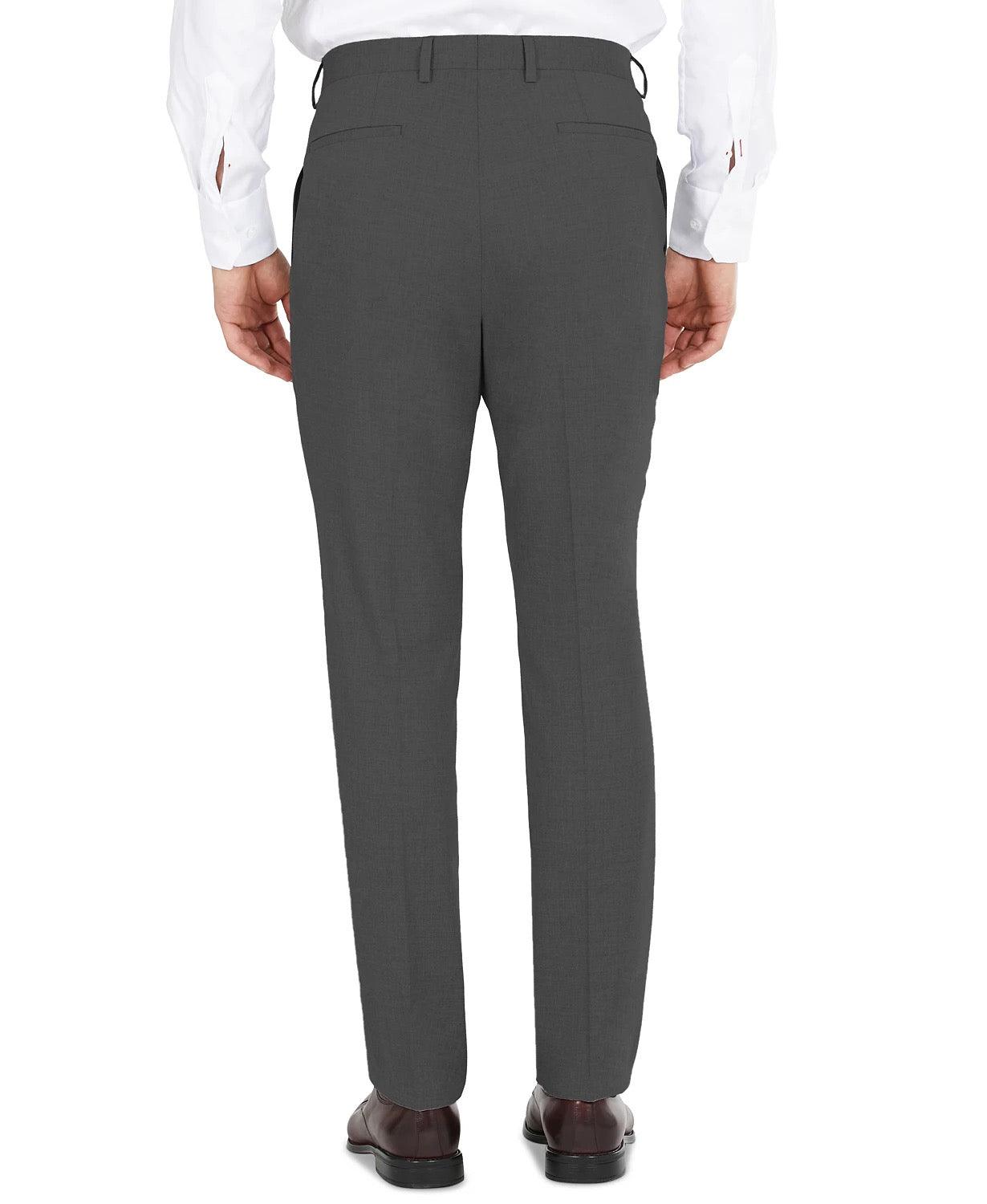 Dkny Mens Modern fit Dress Pants 38 / 32 Grey Stretch
