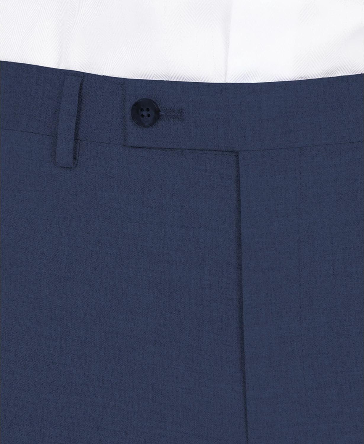 DKNY Mens Modern fit Dress Pants 36 / 34 Navy Blue Stretch