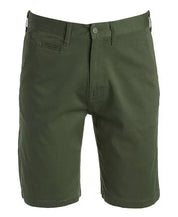 Galaxy By Harvic Men's 5 Pocket Chino Shorts Olive Green 36