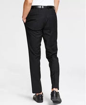 Hugo Boss Mens Modern fit Dress Pants 30 / 32 Black Solid Stretch