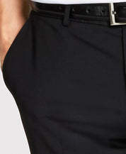 Hugo Boss Mens Modern fit Dress Pants 30 / 32 Black Solid Stretch