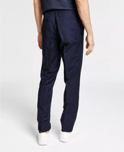 Hugo Boss Mens Slim fit Dress Pants 34 / 32 Navy Blue Solid Stretch