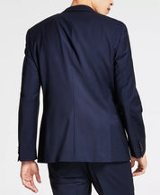 Hugo Boss Mens Modern fit Suit Jacket Blazer 38 S Navy Blue Solid