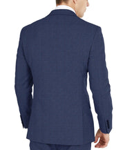 DKNY Mens Modern fit Suit Jacket Blazer 40 R Navy Blue Stretch