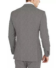 DKNY Mens Modern-Fit Stretch Suit Jacket Grey 38R