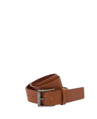 COTTON ON Mens Square Buckle Belt Brown Small Medium