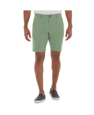Guy Harvey Men's 9" Hybrid Performance Walking Short Granite Green 30