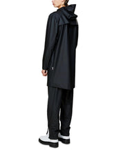 Rains Mens Long Raincoat Coat XL Black Solid