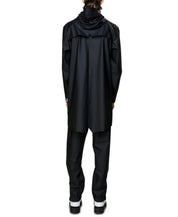 Rains Mens Long Raincoat Coat XL Black Solid