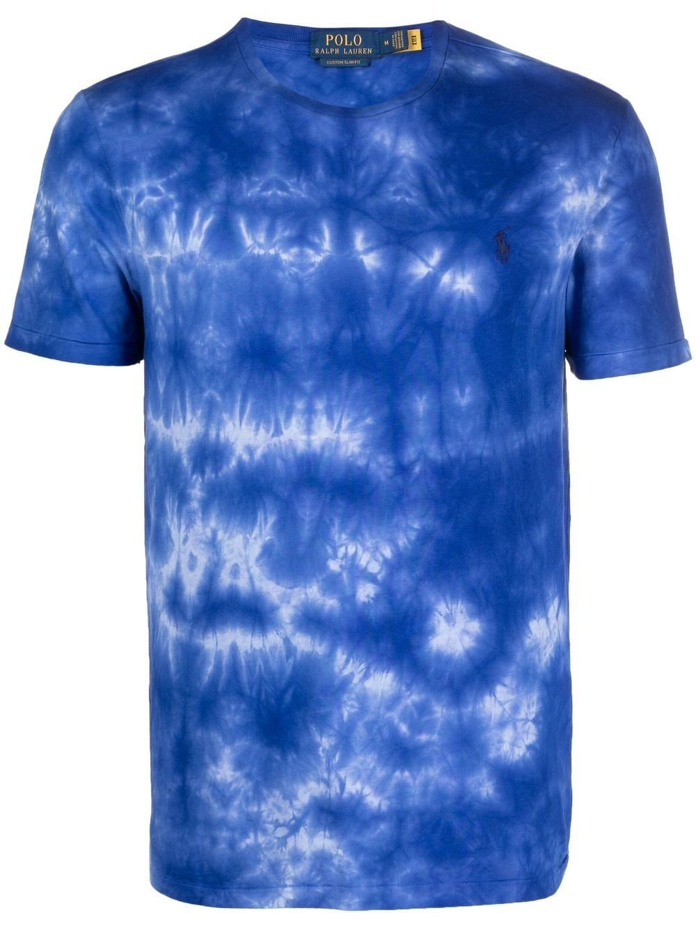 Polo Ralph Lauren mens tie dye cotton T Shirt Small Blue